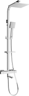 Mexen CQ45 sada vanová-sprchová s dešťovou sprchou a termostatickou baterií, chrom - 779104595-00