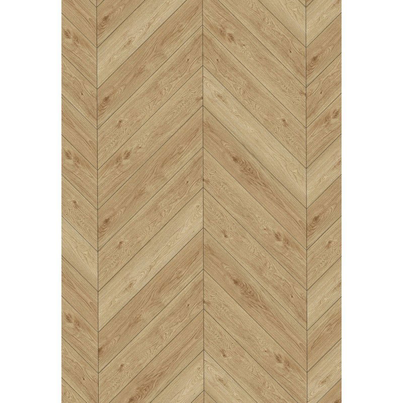 Mexen Anniston vinylové panely francouzský vzor rybina 650 x 127 mm SPC 6,5 mm, podklad IPEX 1,5 mm, 4 V-drážka, Dub - F1283