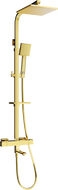 Mexen CQ45 vana-sprchový set s dešťovou sprchou a termostatickou baterií, zlatý - 779104595-50