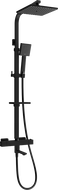 Mexen CQ45 sada vanová a sprchová s dešťovou sprchou a termostatickou baterií, černá - 779104595-70