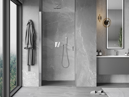 Mexen Mist-B sprchové dveře otevírací 55 cm, transparent, chrom - 8A2-055-000-01-00