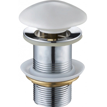 Mexen zátka klik-klak kulatá, bílá keramická - 79910-25