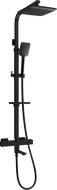 Mexen CQ62 sada vanovo-sprchová s dešťovou sprchou a termostatickou baterií, černá - 779106295-70