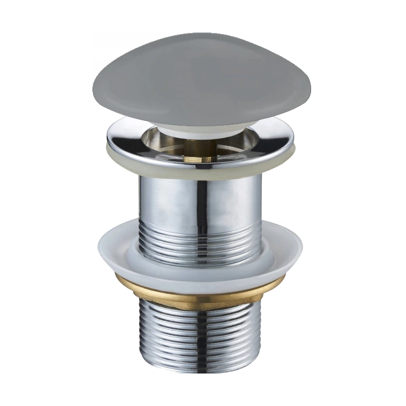 Mexen zátka klik-klak kulatá, světle šedá keramická mat - 79910-61