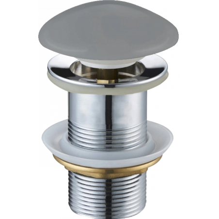 Mexen zátka klik-klak kulatá, světle šedá keramická mat - 79910-61