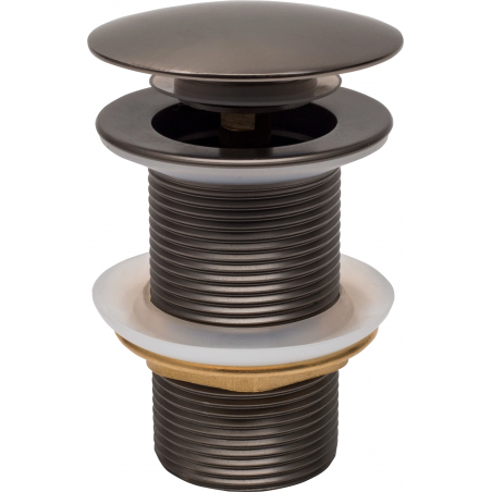 Mexen zátka klik-klak kulatý, grafit - 79910-66