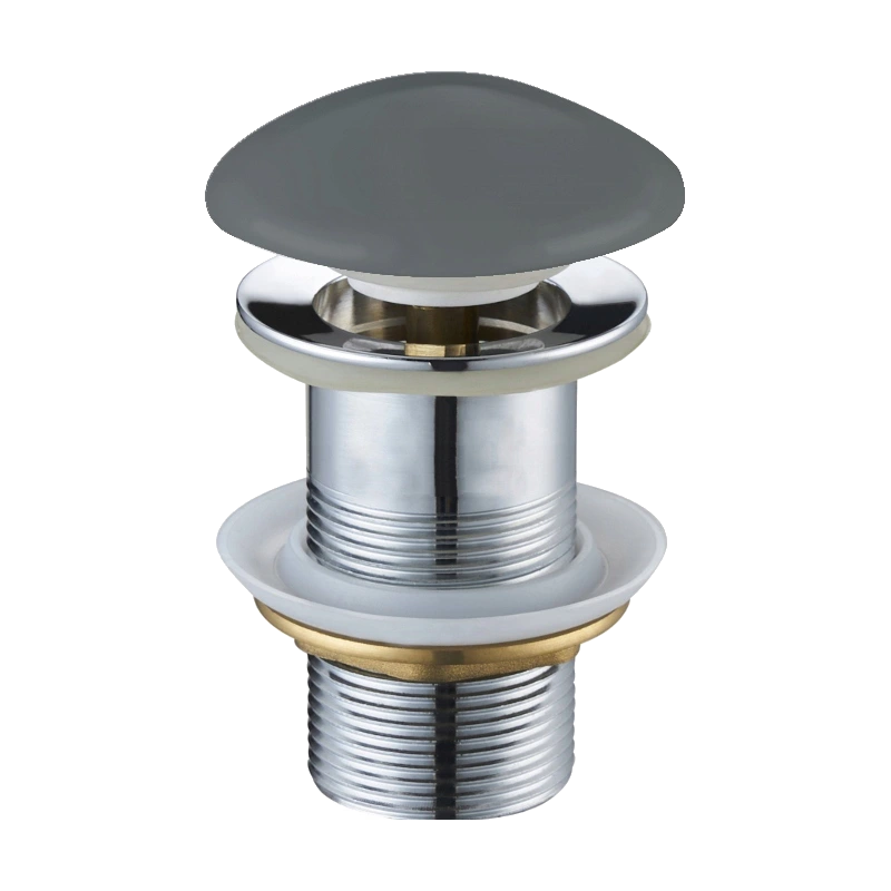 Mexen uzávěr klik-klak kulatý, tmavě šedý keramický mat - 79910-71