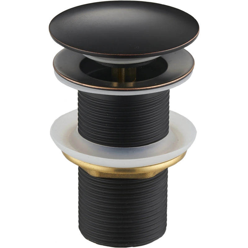 Mexen zátka klik-klak kulatá, černá antická - 79910-79