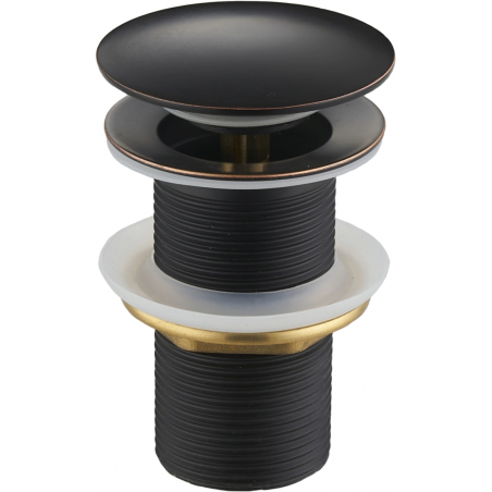 Mexen zátka klik-klak kulatá, černá antická - 79910-79