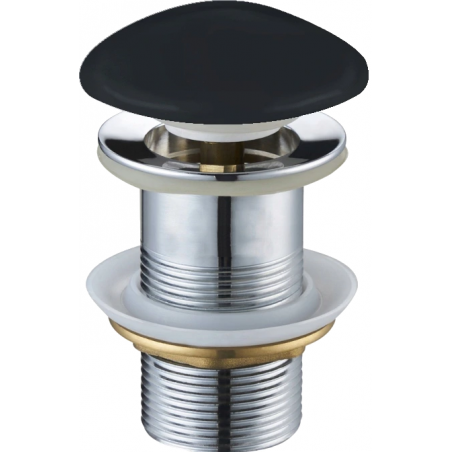 Mexen výpust klik-klak kulatá, černý keramický mat - 79910-85