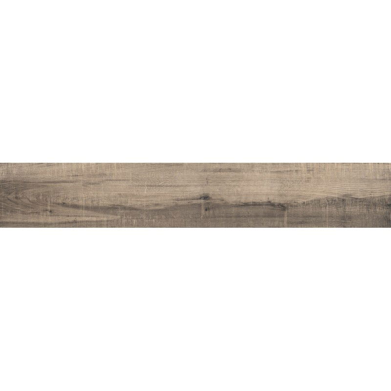 Mexen Indica Černý lesklý rektifikovaný gres G1, dlaždice s imitací dřeva pro podlahy a stěny 120 x 20 cm, matný