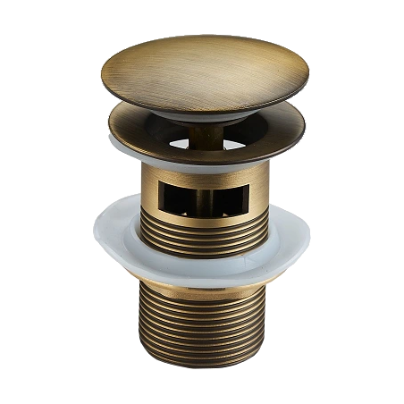 Mexen zátka klik-klak kulatá s přepadem, antická bronz - 79920-30