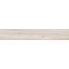 Mexen Hirera Bílý glazovaný rektifikovaný gres G1, dlaždice imitující dřevo pro podlahy a stěny 120 x 20 cm, matná