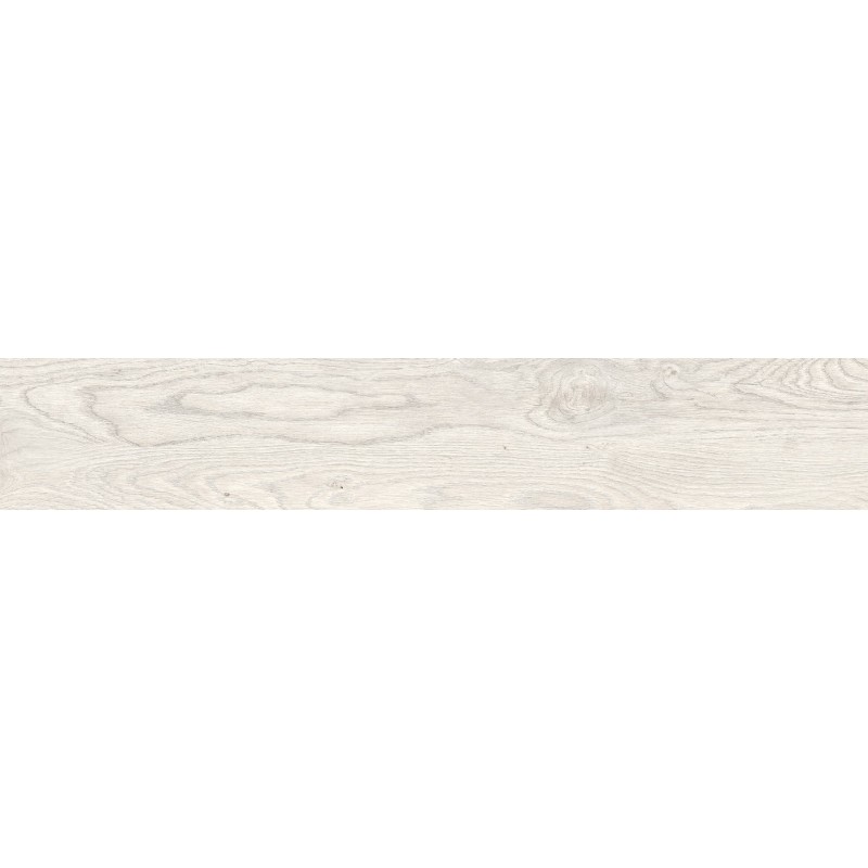 Mexen Wood Ville Bianco glazovaný porcelán rekt. G1, dlažba a obklad imitace dřeva 120 x 20 cm, carving - TL613-120-020-01
