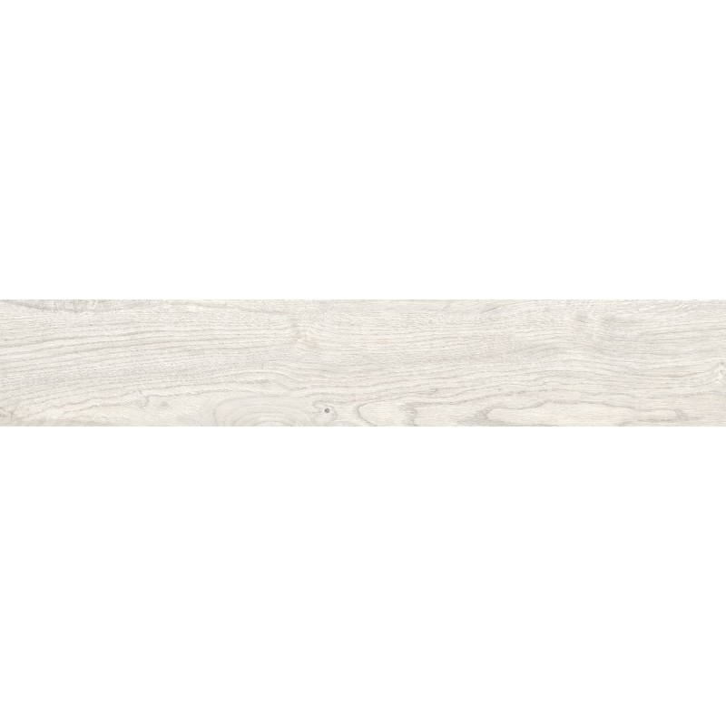 Mexen Wood Ville Bianco glazovaný porcelán rekt. G1, dlažba a obklad imitace dřeva 120 x 20 cm, carving - TL613-120-020-01
