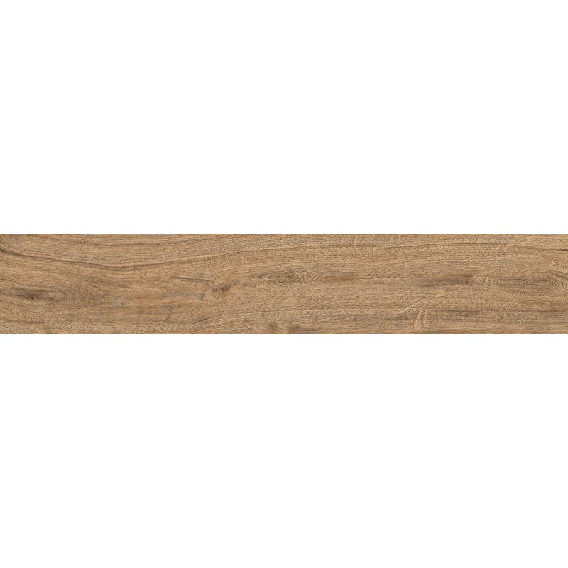 Mexen Wood Ville Hnědý glazovaný rekt. G1, dlaždice imitace dřeva na podlahu a stěnu 120 x 20 cm, řezbářství