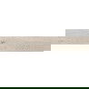 Mexen Wood Ville Leskle glazovaný gresový rekt. G1, dřevěná dlaždice na podlahu a stěnu 120 x 20 cm, carving