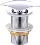 Mexen zátka klik-klak hranatá, chrom - 79916-00