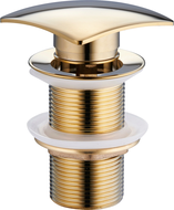 Mexen klik-klak čtvercový uzávěr, zlatý - 79916-50