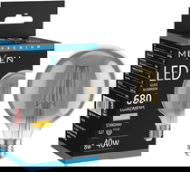 Mexen Vintis LED žárovka se žhavicím vláknem E27, G95, 8W, Teplá - 2700K, 680 lm, kouřová - L157-E27-0827-70