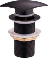 Mexen uzávěr klik-klak čtvercový, černý - 79916-70