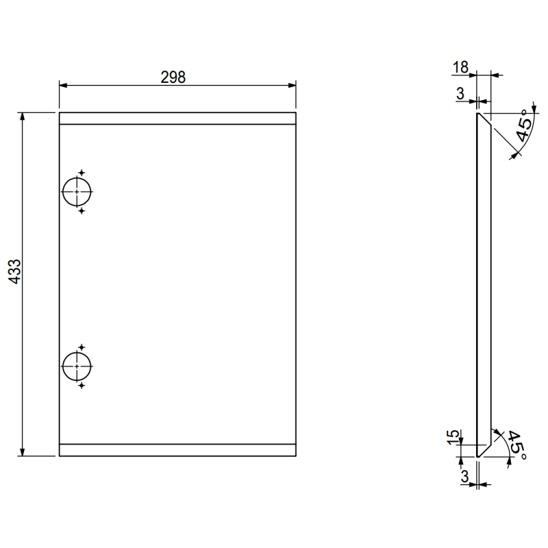 Mexen Orio koupelnová skříňka 100 cm s umyvadlem Vela levým, 2S, 1D, grafit mat/bílá mat - 91A13-10047-3-BBFFF66-W23L01