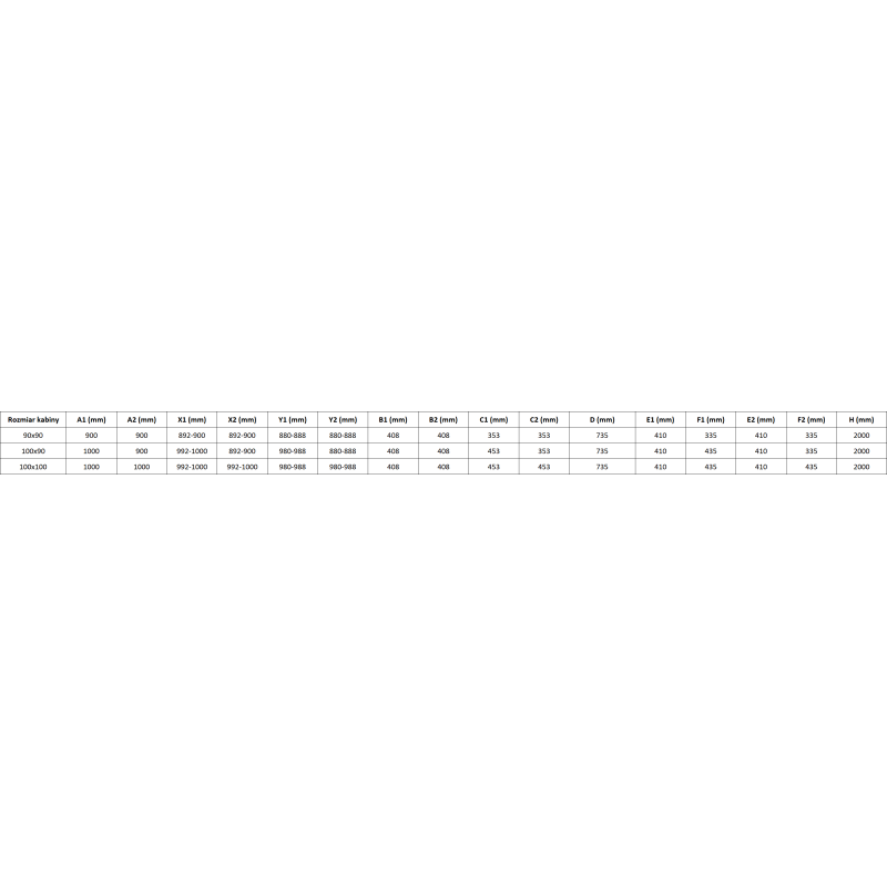 Mexen Lunar L půlkruhová sprchová kabina s otevíracími dveřmi pravá 100 x 90 cm, transparentní, černá - 833L-100P-090L-70-00