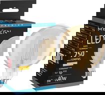 Mexen Vintis LED vlákno žárovka E27, G125, 8W, Teplá - 2700K, 750 lm, jantarová - L158-E27-0827-50