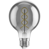 Mexen Vintis Žárovka filament spirála LED E27, G80, 8W, Teplá - 2700K, 510 lm, kouřová - L165-E27-0827-70