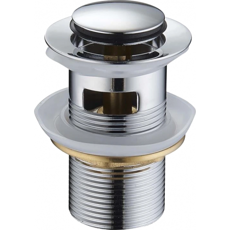 Mexen korek klik-klak malý kulatý s přepadem, chrom - 79925-00