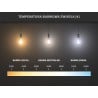 Mexen Vintis LED žárovka s vlákny E27, G45, 2W, Teplá - 2700K, 240 lm, čirá - L156-E27-0227-00
