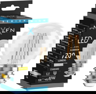 Mexen Vintis LED žárovka filament E27, G45, 6W, Teplá - 2700K, 720 lm, čirá - L156-E27-0627-00