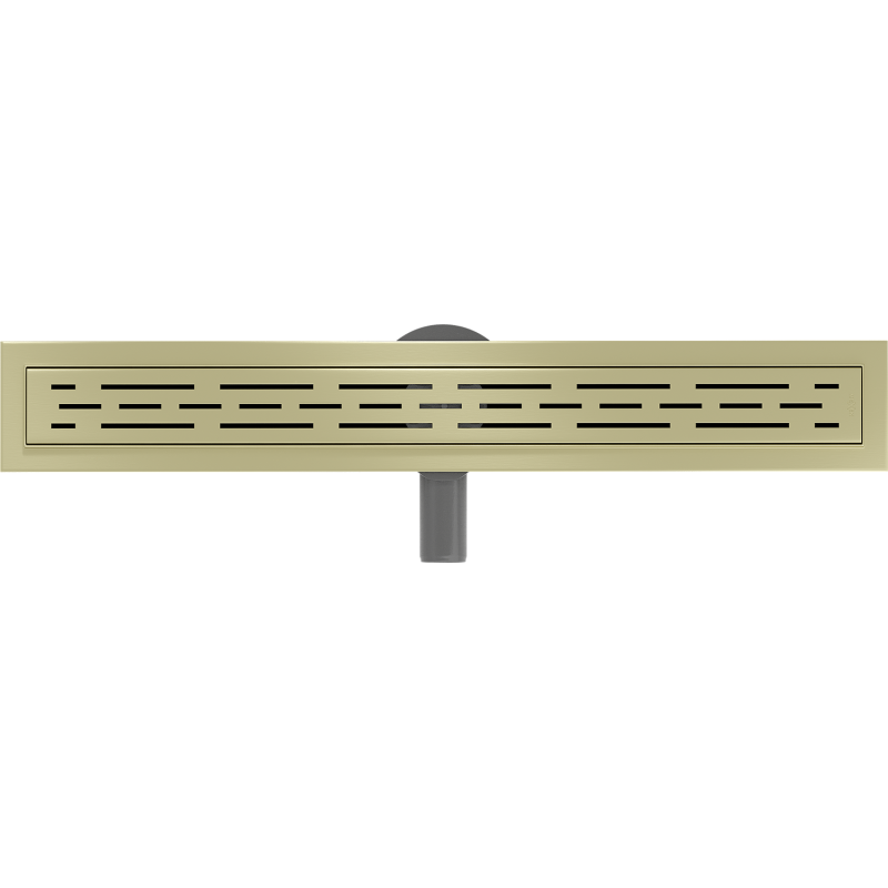 Mexen Flat 360° M01 otočný liniový odtok 70 cm, zlatý kartáčovaný - 1A20070-40