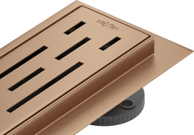 Mexen Flat M01 liniový odtok 70 cm, kartáčovaná měď - 1C20070-15