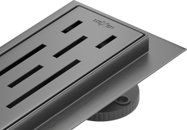 Mexen Flat 360° M01 rotační lineární odtok 90 cm, kartáčovaná gun šedá - 1E20090-40