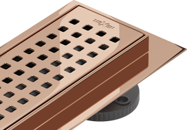 Mexen Flat M08 lineární odtok 90 cm, růžové zlato - 1625090-15