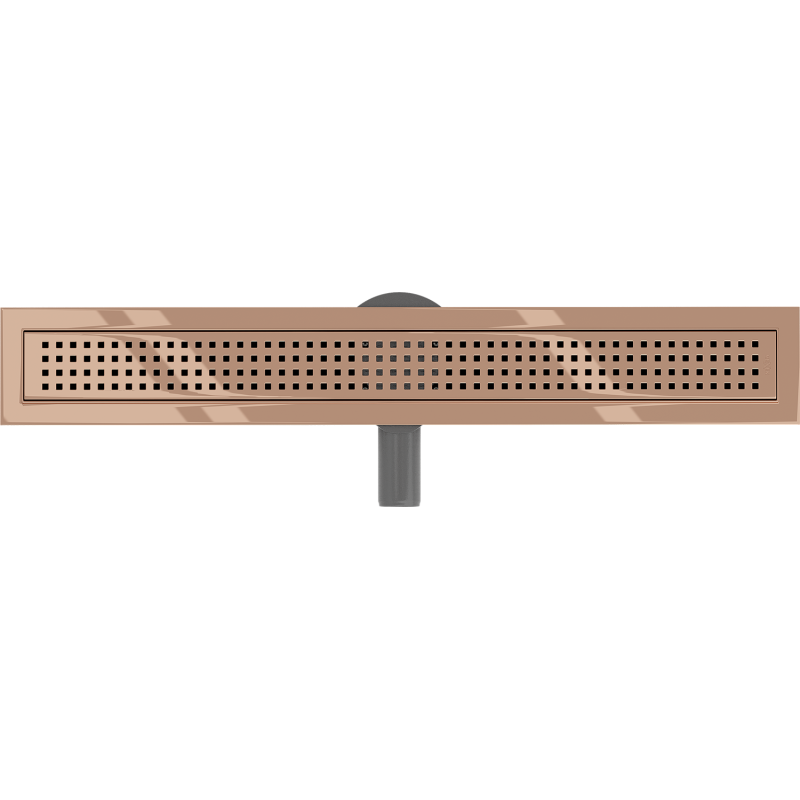 Mexen Flat 360° M08 otočný lineární odtok 60 cm, růžové zlato - 1625060-40