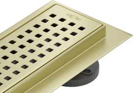 Mexen Flat M08 lineární odtok 50 cm, zlatý kartáčovaný - 1A25050-15
