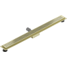 Mexen Flat M08 lineární odtok 80 cm, zlatý kartáčovaný - 1A25080-15