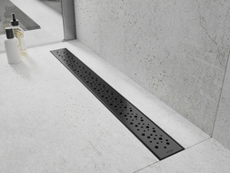 Mexen Flat M12 kryt na lineární odtok 80 cm, černý - 1721080