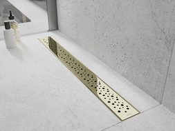 Mexen Flat M12 lineární odtok 50 cm, zlatý - 1521050-15