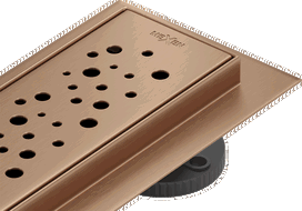 Mexen Flat M12 lineární odtok 50 cm, kartáčovaná měď - 1C21050-15