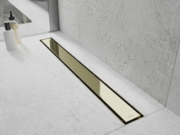 Mexen Flat M13 lineární odtok 2v1 110 cm, zlatý - 1510110