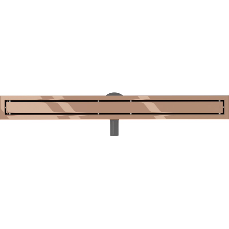 Mexen Flat 360° M13 otočný lineární odtok 2v1 100 cm, růžové zlato - 1610100-40