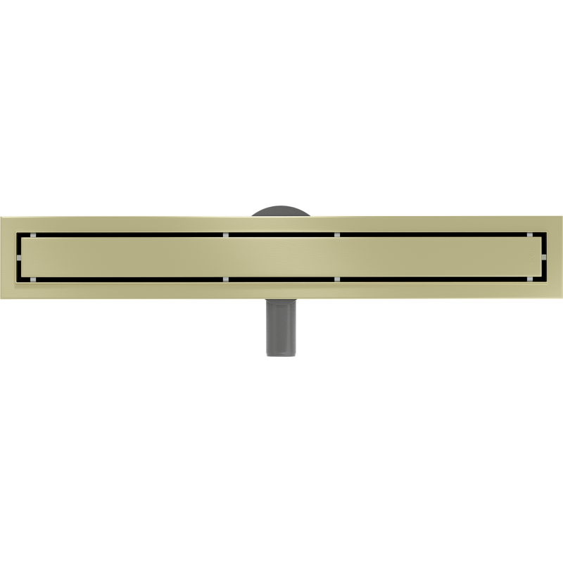 Mexen Flat 360° M13 otočný lineární odtok 2v1 60 cm, zlatý kartáčovaný - 1A10060-40