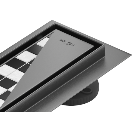 Mexen Flat M13 lineární odtok 2v1 50 cm, kartáčovaná šedá - 1E10050-15