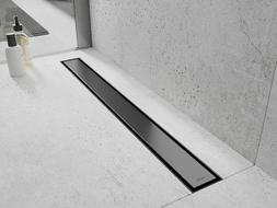 Mexen Flat M13 lineární odtok 2v1 150 cm, kartáčovaný gun gray - 1E10150