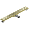 Mexen Flat M15 lineární odtok 70 cm, zlatý kartáčovaný - 1A24070-15