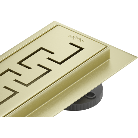 Mexen Flat M15 lineární odtok 90 cm, zlatý kartáčovaný - 1A24090-15