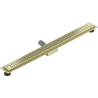 Mexen Flat M15 lineární odtok 90 cm, zlatý kartáčovaný - 1A24090-15